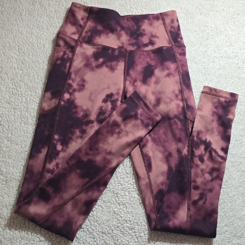 Victoria's Secret Maroon and Purple Leggings